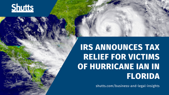 IRS Announces Tax Relief For Victims Of Hurricane Ian In Florida ...